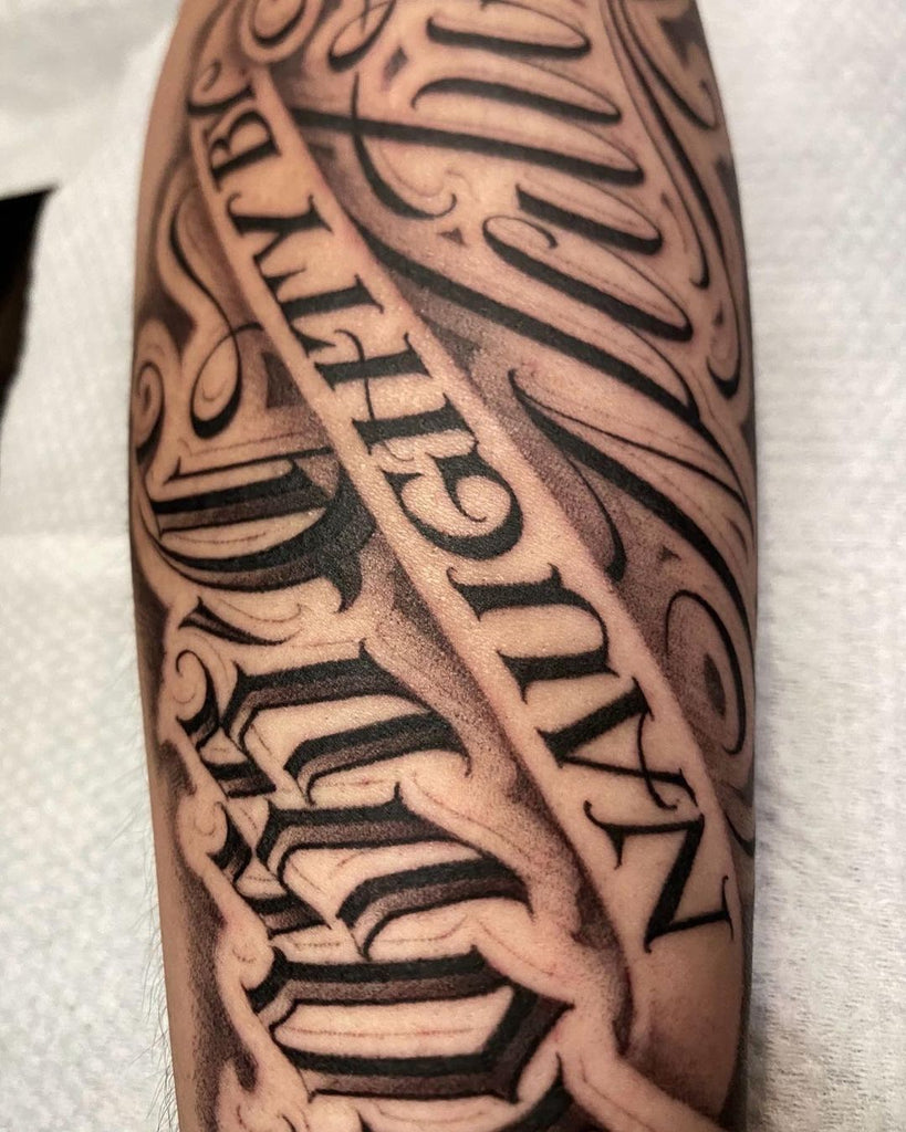 The Art of Tattoo Lettering: Fonts that Make an Impact